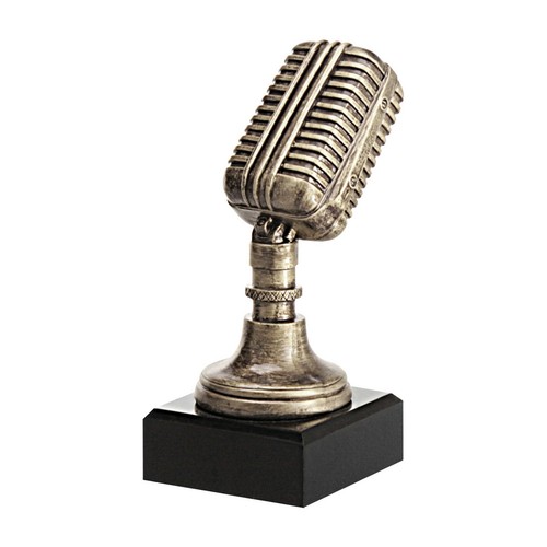 Trofeo microfono karaoke canto - karaoke,