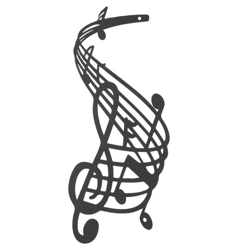 Musica note decor scultura - note,