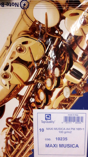 Quaderni maxi musica note - 10,