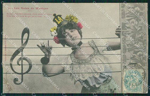 Musica spartito note - spartito, lady
